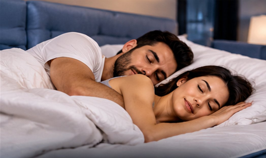 Pareja durmiendo